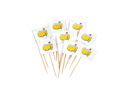 Golf flag toothpick toppers